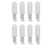 RUNROTOO Kit de 8 ensembles de levier de pause à ressort pour platine cassette - Pièces de rechange pour lecteur de cassettes Boombox, accessoires de restauration pour enregistreur type 21,