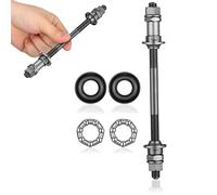 RUNROTOO Kit de Moyeu Arrière pour Rotation Fluide et Capacité de Charge Élevée pour Vélo de Montagne en Métal, Solide de 180 Mm Roulements pour VTT