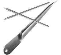 RUNROTOO Kit de Réparation pour Rotin Levier en Acier Inoxydable, Outil de Tissage Facile à Nettoyer pour Réparation de Paniers et Meubles en Osier