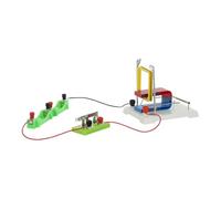 RUNROTOO Kit expérimental de Prototype de Moteur électrique, Comprenant Un rhéostat réglable, Un Interrupteur et Une Bobine magnétique pour projets scientifiques. Ce kit inclut également Un
