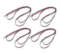 RUNROTOO Lacets Extensibles pour Baskets Imprimés Léopard, 2 Paires en Polyester et Élasthanne, Réglables, pour Sneakers et Chaussures Plates
