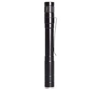 RUNROTOO Lampe Stylo LED Médicale Lampe de Poche Réutilisable Noire en Alliage D'aluminium Compacte pour Évaluation Neurologique pour Médecins et ou Paquet