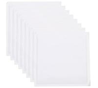 RUNROTOO Lot de 10 Pochettes Adhésives en PVC Étanches 10,5 X 10,5 X 40 Cm pour Protection Cartes, Étiquettes Logistiques et Porte-Documents, pour Entrepôt, Expédition et