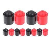 RUNROTOO Lot de 12 protège-Embouts de Queue de Billard : Couvre-Embouts en Caoutchouc - de Rechange pour queues de Billard - Accessoires de Snooker Portables