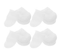 RUNROTOO Lot de 120 Disques de Coton Exfoliants Réutilisables Visage, Doux, Non Pelucheux, Design de Poche à Texture Granulée, pour Démaquillage et Nettoyage Oral