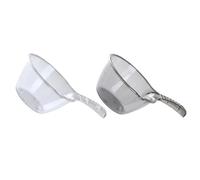 RUNROTOO Lot de 2 Cuillères à Eau en Pp Longue Poignée, Grosse Capacité pour Transfert D'eau, pour Arroser Fleurs et Usage Cuisine