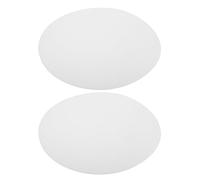 RUNROTOO Lot de 2 diffuseurs pour suspension en acrylique, diamètre 24,5 cm, épaisseur 1 mm, pour abat-jour cylindriques, protection contre la lumière à monter soi-même