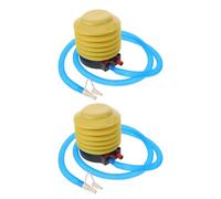 RUNROTOO Lot de 2 Pompes à Ballon pour Exercices de Pieds, Pompe à air pour Ballon de Yoga et Exercices de stabilité, avec 4 Bouchons et 2 extracteurs de Bouchons pour, bouées de Piscine et