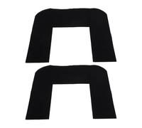 RUNROTOO Lot de 2 Tapis de Toilette pour Salle de Bain, absorbants et imperméables, antidérapants, en Forme de U, pour l'apprentissage de la propreté, Protection de Sol pour Les Toilettes de la