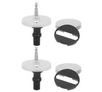 RUNROTOO Lot de 2 vis de remplacement pour charnières de siège de toilette - Fixations métalliques pour abattant de toilette - Boulon d'expansion pour charnière de fixation supérieure,