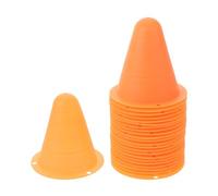 RUNROTOO Lot de 24 Mini cônes d'entraînement pour Enfants, marqueurs d'agilité pour Le Football, Petits cônes en Plastique pour Les Exercices de Patinage à roulettes, équipement de Football