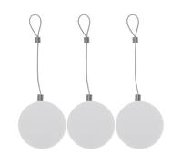 RUNROTOO Lot de 3 boîtes de rangement antivol rétractables - Coffret de sécurité télescopique avec câble en acier - Solution de rangement pour télécommande, ordinateur portable ou présentoir.