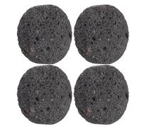 RUNROTOO Lot de 4 Pierres volcaniques d'aromathérapie : Blocs de Roches de Lave de 60 mm (2,36 Pouces) - Diffuseur de Parfum volcanique, Pierre Essentielle pour Bureau, Bureau ou Voiture