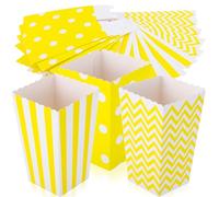 RUNROTOO Lot de 48 Boîtes à Popcorn en Papier Imprimé, Légères et Résistantes, pour Festivals et Usage Domestique
