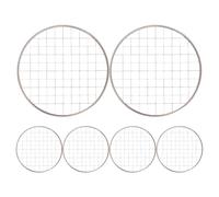 RUNROTOO Lot de 6 filtres à Charbon pour brûleur d'encens - Grilles de Protection pour brûleur à Charbon - Disques de Protection pour diffuseur d'arômes intérieur/extérieur 6 cm