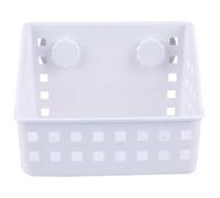 RUNROTOO Mangeoire pour Lapins Ventouse Blanche en PP, Support Alimentaire Solide pour Petits Animaux, pour L'alimentation des Lapins en Cage