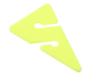 RUNROTOO Marqueur et Ligne de Plongée de Jaune en Triangulaire Abs, Outil Polyvalent pour Guidage Balisage sous-Marin en Plongée en Grotte