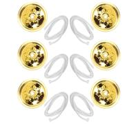 RUNROTOO Mèche pour Petites Lampes à Huile Flottante en Alliage et Fibre Blanche, Usage Longue Durée pour Fabrication de Bougies DIY, pour Artisanat