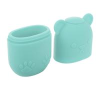 RUNROTOO Moule à Glaçons en Silicone Bleu Compact pour Compresse Froide Visage, Masseur Facial Pratique et Facile à Ranger, pour Usage à Domicile Voyage