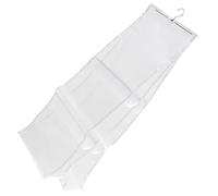 RUNROTOO Organisateur de Sacs à Main Suspendu Niveaux Compartiments Économise Espace pour Placard Penderie ou Dressing Matière Nylon Résistante Blanc