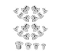 RUNROTOO Outil de Centrage en Acier Argenté Haute Dureté, Broches de Centrage Travail du Bois, 1 Set, Résistant la Rouille, pour Menuiserie
