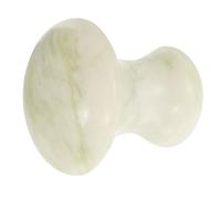 RUNROTOO Outil de Massage Facial en Jade Forme Champignon Texture Délicate et Design Unique Masseur Manuel Multi-fonction pour Usage à Domicile ou Cadeau