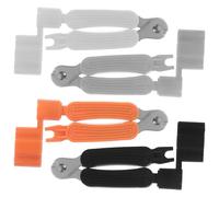RUNROTOO Outil Multifonction pour Guitare 4pcs Coupe-cordes, Extracteur de Goupilles en Plastique Abs, pour Guitare Acoustique et Électrique