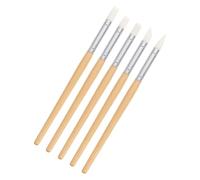 RUNROTOO Outils de Sculpture pour Dessin et Suppression D'empreintes Lot de 5 Sculpture en Bois et Silicone Stylo Multifonction pour Modelage d'argile