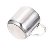 RUNROTOO Pichet Léger Poignée Confortable à Mousser le Lait en Acier Inoxydable 304, Capacité 60ml pour Cafés et Restaurants