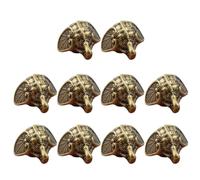 RUNROTOO Pieds Décoratifs Robustes et Finement Travaillés 10pcs en Plastique Or Style Rétro Élégant pour Boîte à Bijoux pour Accessoires de Décoration Intérieure