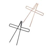 RUNROTOO Pince à Feuille de Musique en Acier 2pcs pour Fixer Partitions et Prévenir Chute de Pages, pour Lectures et Notes de Sermon