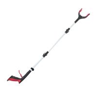 RUNROTOO Pince de Ramassage Déchets Pliable Manche Long en Alliage D'aluminium, Outil D'atteinte Ergonomique sans Pliage pour Éboueurs en Extérieur et Intérieur