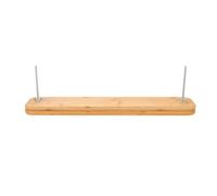 RUNROTOO Pince de Reliure Kit D'outils de Reliure en Acier Inoxydable et Bois, Rectangulaire, 2 Vis, Épaisseur Réglable, Pression Uniforme, pour Notes D'étude et Bureau, Kaki