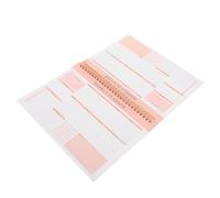 RUNROTOO Planificateur Hebdomadaire Non Daté B5 avec Reliure Spirale Robuste pour Suivi des Heures de Travail et Organisation Personnelle à L'école la Maison