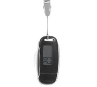 RUNROTOO Podomètre 3D, Compteur de Pas Multifonctionnel, Écran Large, Abs, Rétroéclairage, Rechargeable USB, Noir, Marche Course