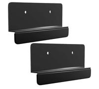 RUNROTOO Poignées de Porte D'armoire en Acier Carbone 2pcs, Ouverture sans Contact, Résistantes la Déformation, pour Meuble Poubelle sous Évier la Cuisine et Salle de Bain