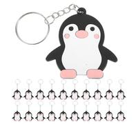 RUNROTOO Porte-clés Pingouins Design Mignon en Pvc Résistant à L'usure Lot de 40 et Présents de Retour D'invité pour Fête D'animaux D'hiver