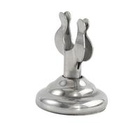 RUNROTOO Porte-numéros de Table en Forme de Mini U, présentoir pour Marque-Places, Porte-menus Stable pour Photos, Panneaux de Plats, Notes mémo, Mariages, Restaurants, Anniversaires (Argent)