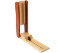 RUNROTOO Porte-Stylo en Bois Rectangulaire Style Rétro, Étui à Stylos Portable pour Affichage et Rangement Lors de Festivals