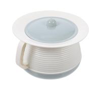 RUNROTOO Pot de Chambre Couleur Bleue avec Couvercle en Plastique Épais Résistant aux Chutes, pour Personnes Âgées et Garçon et Filles, Usage Domestique Réutilisable