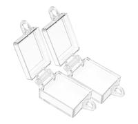RUNROTOO Protecteur d'Interrupteur à Bascule Transparent Lot de 2 en Plastique Solide Installation Rapide pour Protection Anti-Poussière et Usage