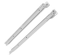 RUNROTOO Rails de Tiroir en Acier Anticorrosion 2 Pièces 40 CM pour Tiroirs sous Meuble Coulisses à Montage Inférieur