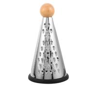 RUNROTOO Râpe de table en acier inoxydable - Râpe conique pour légumes, fromage, chocolat, fruits, gingembre, ail - manuelle 3 faces
