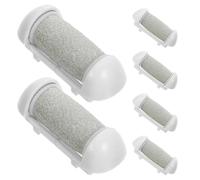 RUNROTOO Râpeuse Électrique 6 Têtes De Remplacement En Plastique Pour Exfoliation Callosités Kit De Nettoyage Des Pieds Usage Personnel