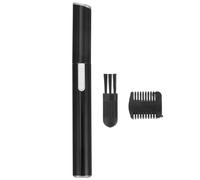 RUNROTOO Rasoir Électrique pour Modeler et Tailler Sourcils Noir en Aluminium Peigne et Brosse Facile à Glisser pour Sourcils Trousse de Maquillage