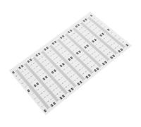 RUNROTOO Règles Adhésives Étanches 21 Pièces 10 CM Fond Blanc Texte Noir, Autocollants pour Outils de Mesure Polyvalents pour Atelier et Bricolage