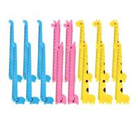 RUNROTOO Règles en Plastique Girafe Légères et Faciles à Transporter Couleur Aléatoire Style Dessin Apparence Jolie Plusieurs styles Lot de 30 pour Garçon Plusieurs styles