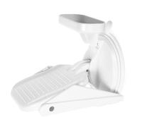 RUNROTOO Repose-pieds Ventouse Stable sans Perçage en Abs Tpu Plateforme Antidérapante Blanc pour Rasage et Pédicure