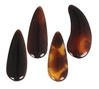 RUNROTOO Set de Médiators pour Guzheng en Celluloïd, Protège-ongles Professionnels pour Pouce et Index, pour Apprentissage et Présent D'anniversaire