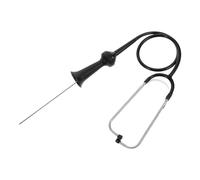 RUNROTOO Stéthoscope pour Moteur Automobile en Acier Inoxydable et Plastique, Outil Convivial pour Diagnostic Rapide Lors des Travaux de Maintenance Automobile